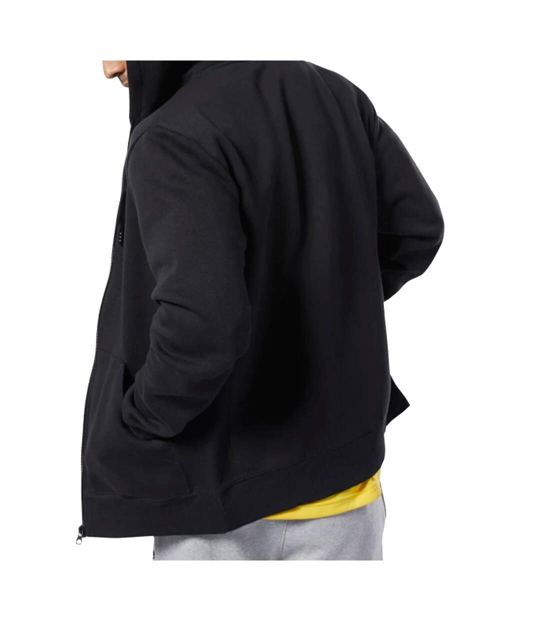 Sweat zippé noir homme Reebok Classic Fleece