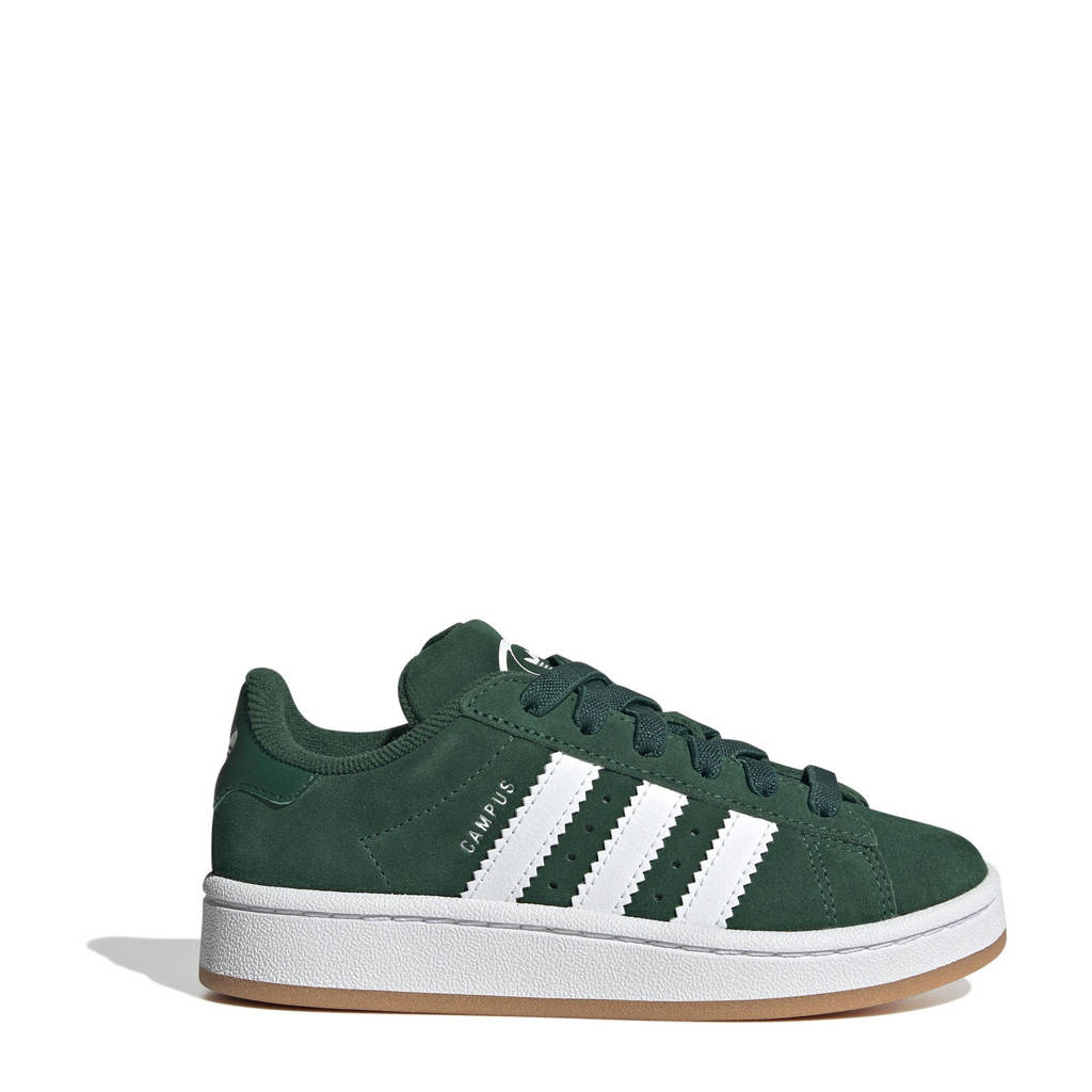 adidas Campus 00'ssuède sneakers donkergroen/wit