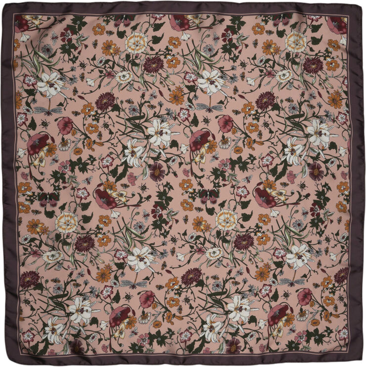 Sui Ava Mari Fall Scarf Rose/bordeaux