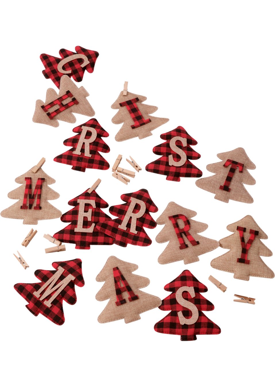 Guirlande de Noël avec inscription