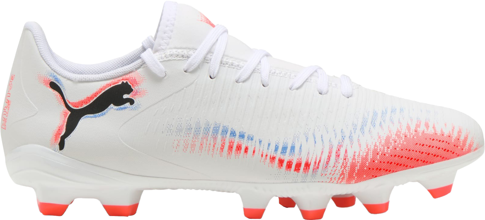 Future 8 Play FG/AG Dame PUMA White/PUMA Black/Glowing Red