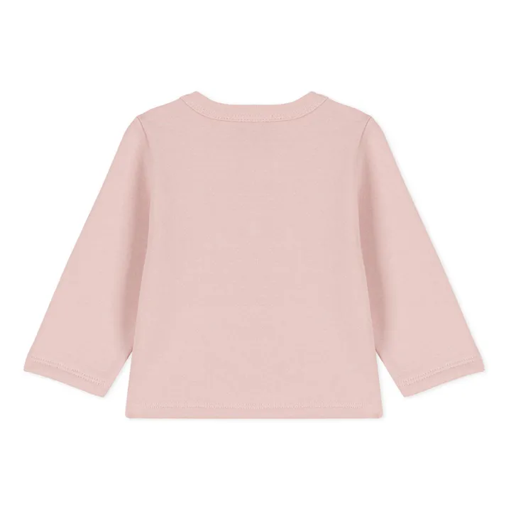 Petit Bateau Cardigan en Molleton | Rose pâle