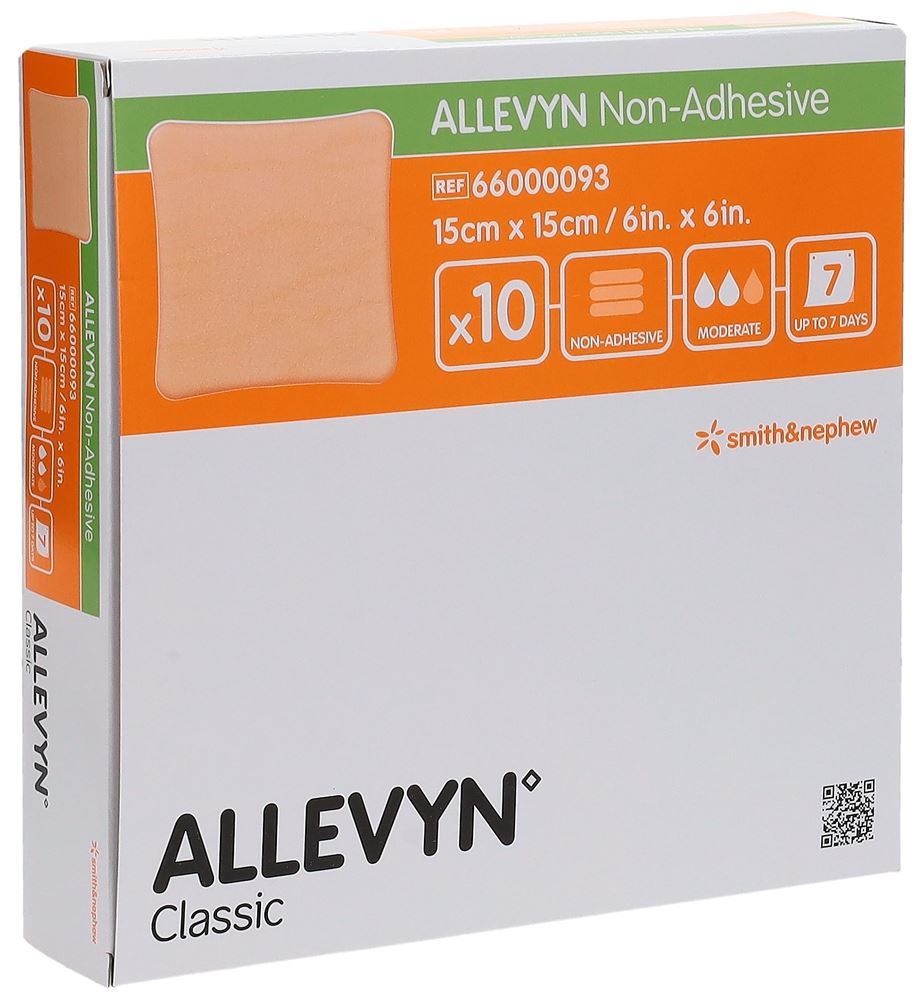 ALLEVYN Wundverband 15x15cm (n) Box 10 Stk