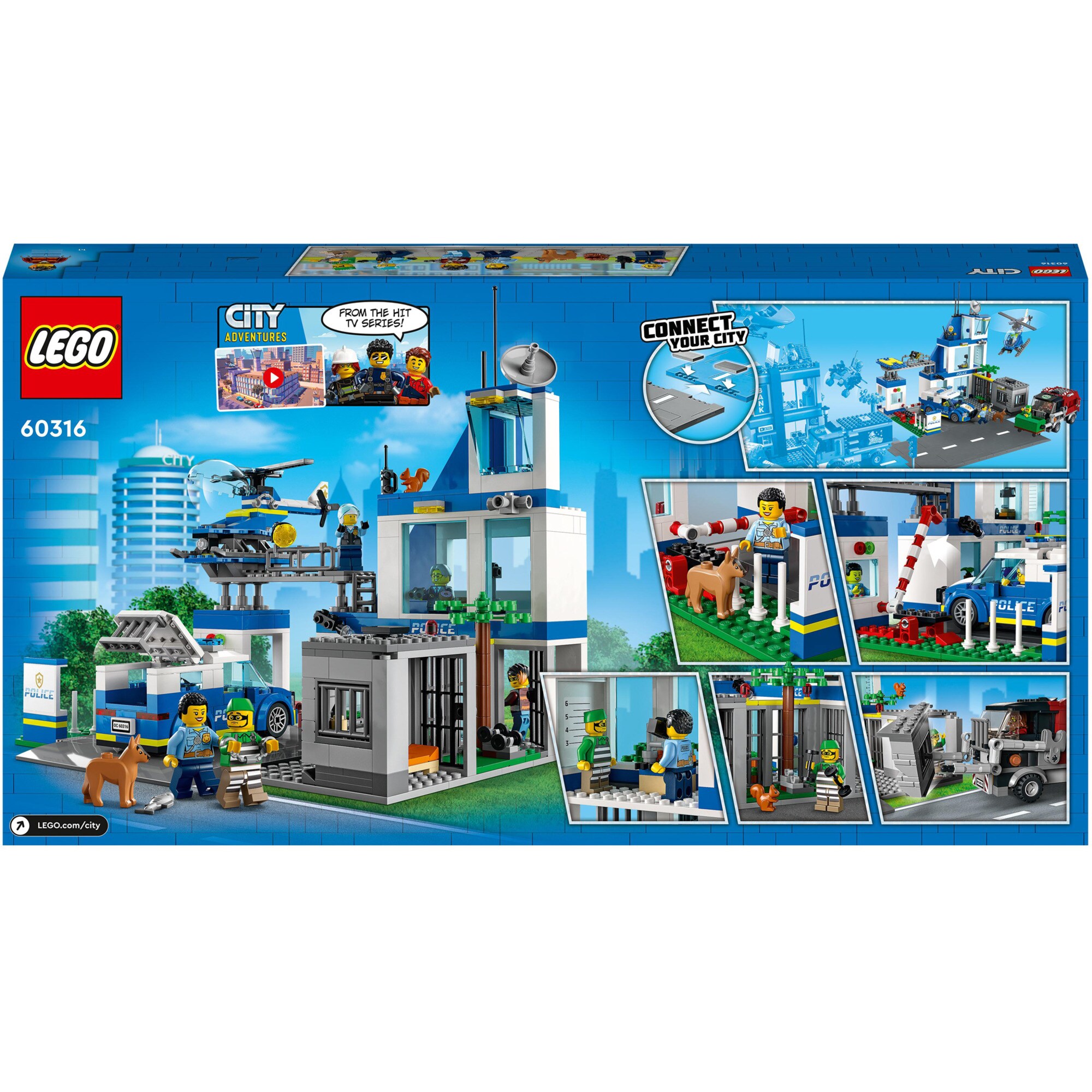 LEGO Konstruktionsspielzeug City Polizeistation