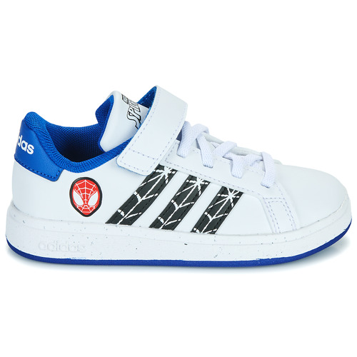 Adidas Sportswear - GRAND COURT SPIDER-MAN EL K - Blanc / Bleu