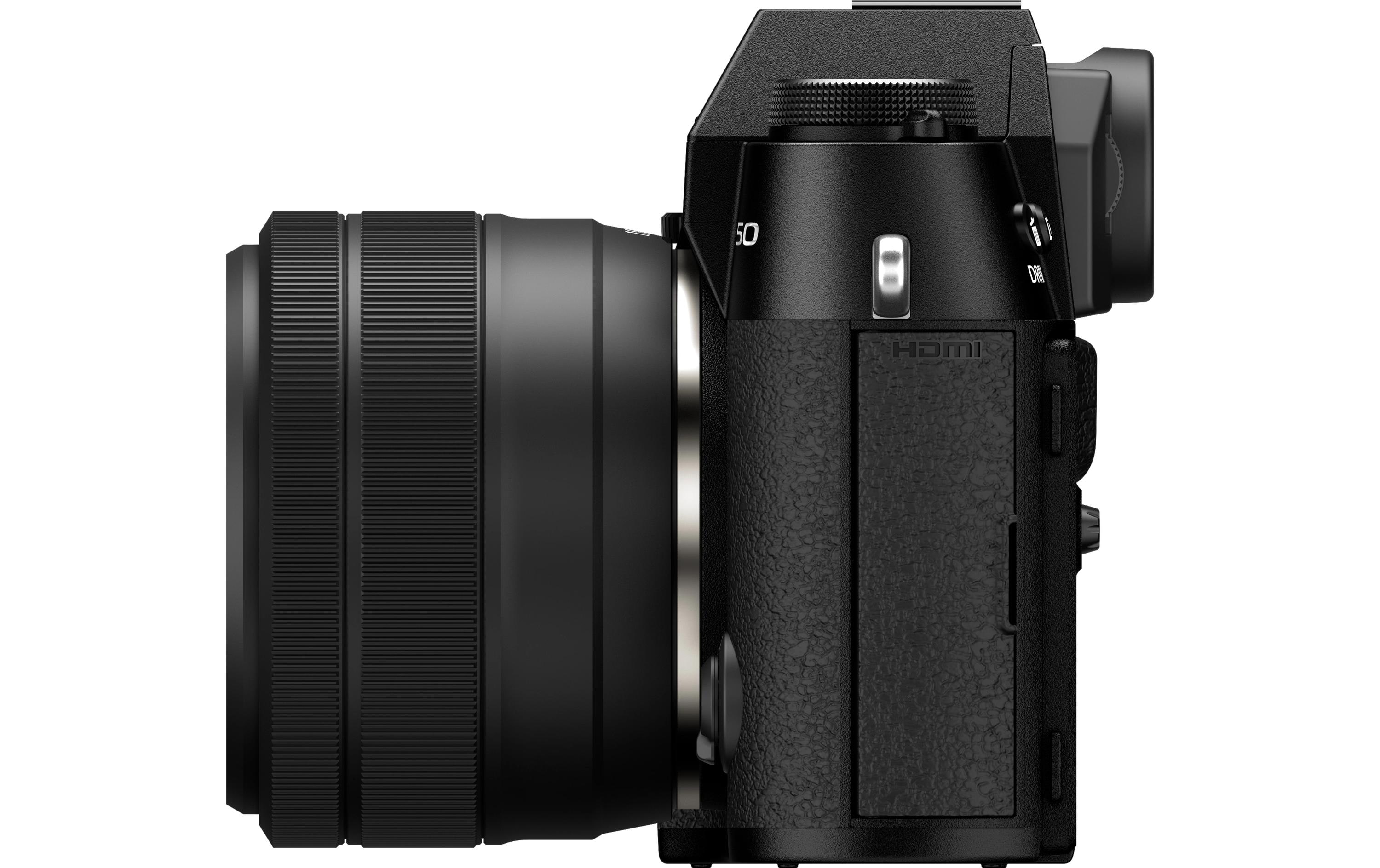 Fotokamera X-T50 Black Kit XC 15-45mm<br>Kompakte Systemkamera mit 40.2-Megapixel-Sensor, 6.2K-Video und Filmsimulations-Einstellrad