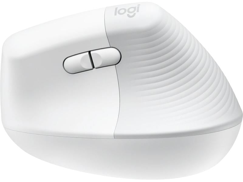 Logitech Ergonomische Maus Lift Off-white Komfortable ergonomische Maus mit vertikalem Design für kleine bis mittelgrosse Hände