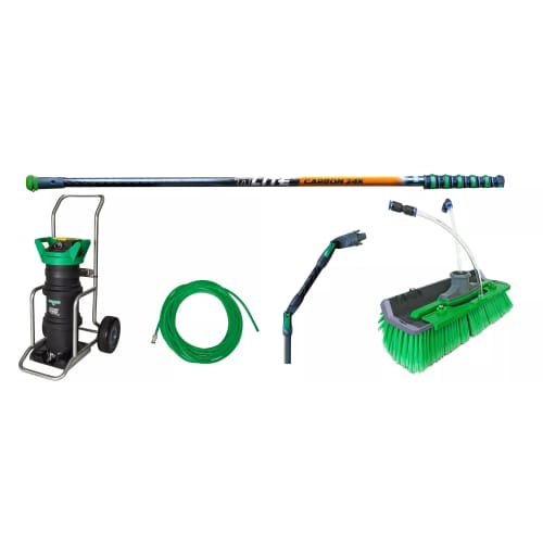 Kit de nettoyage vitrerie EXPERTS LC avec système de filtrage d'eau pure HydroPower® Ultra Unger