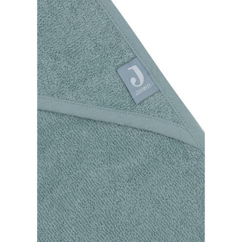 Cape de bain éponge 100x100 Basics - Sea green - JOLLEIN