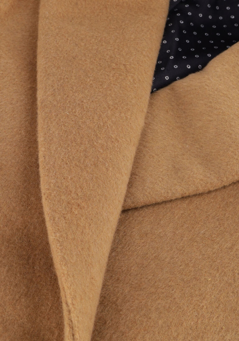 SCOTCH & SODA camel scotch & soda mantel double breasted woolen coat