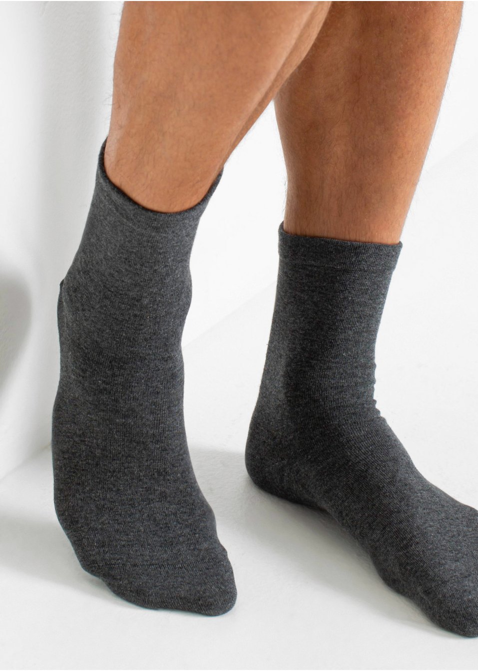 Lot de 4 paires de chaussettes sans pression avec coton