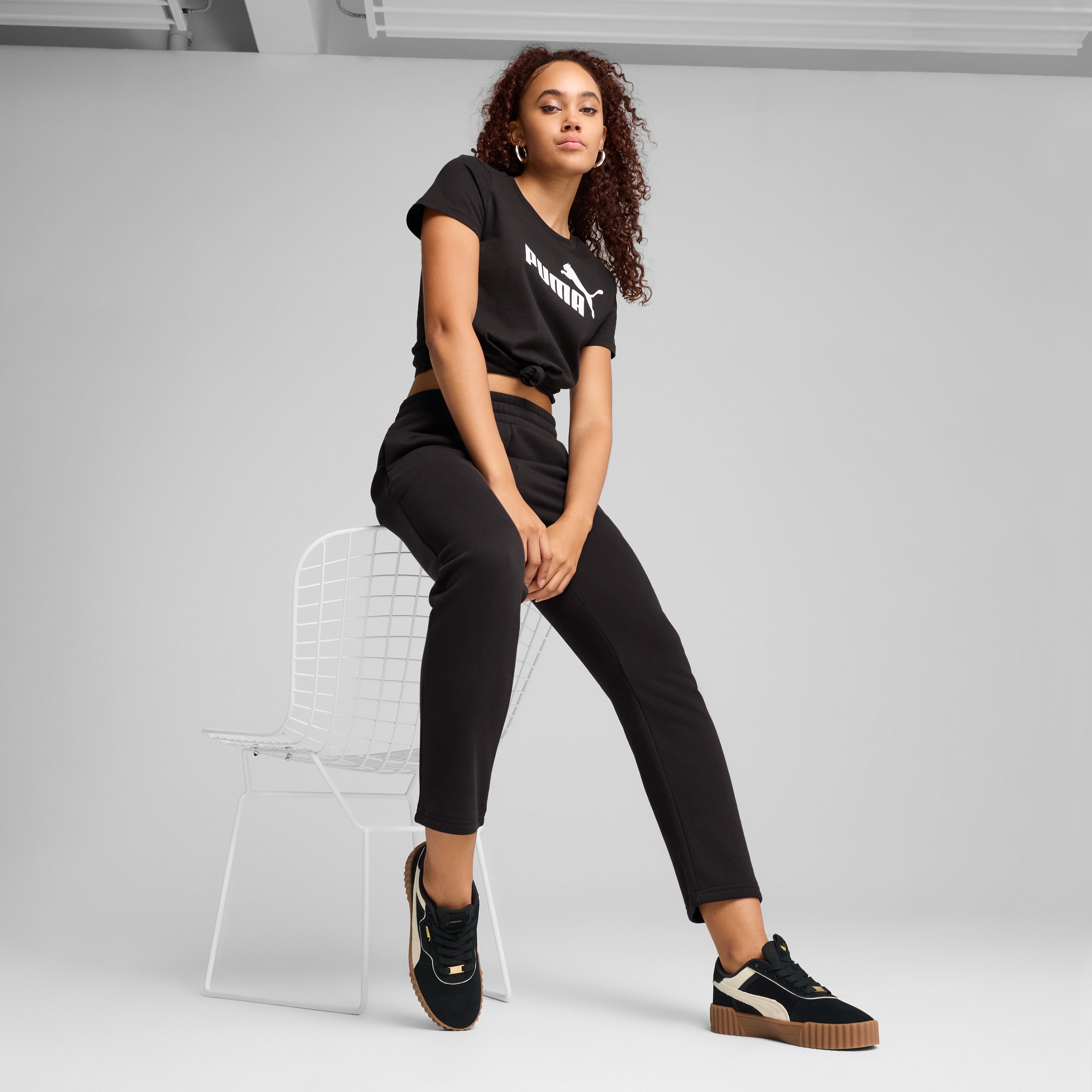 PUMA Trainingshose »ESS SMALL NO. 1 LOGO SWEATPANTS FL OP«