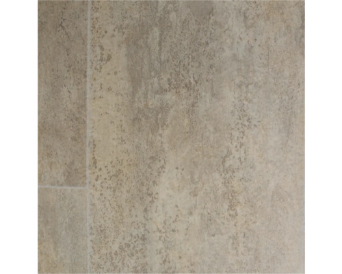 PVC-vloer van Mima, tegellook, beigegrijs, 300 cm breed (per meter verkocht)