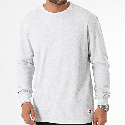 Pull Waffle 8435 Gris Clair