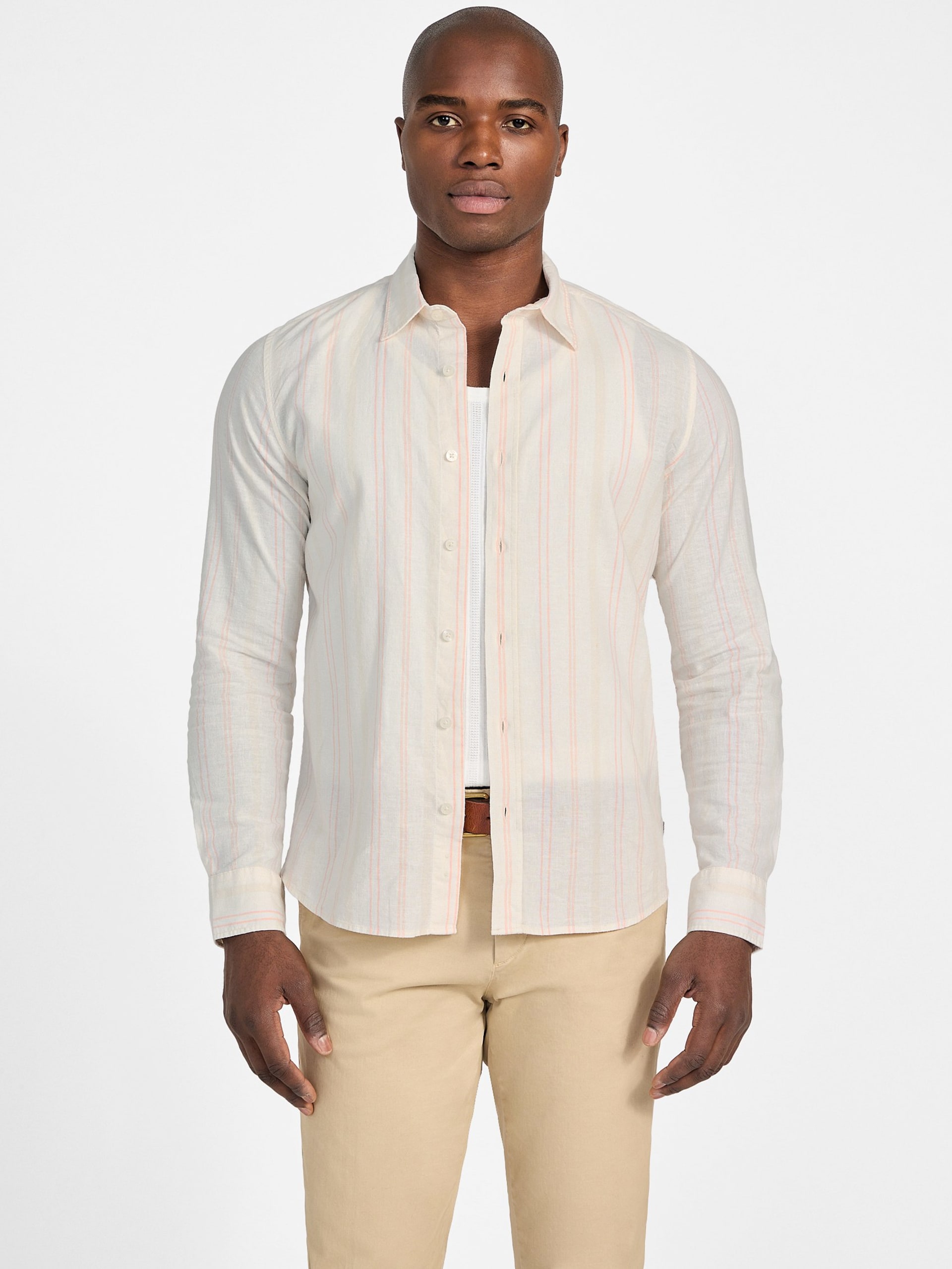 Camisa de linho listrada Eco Harkin