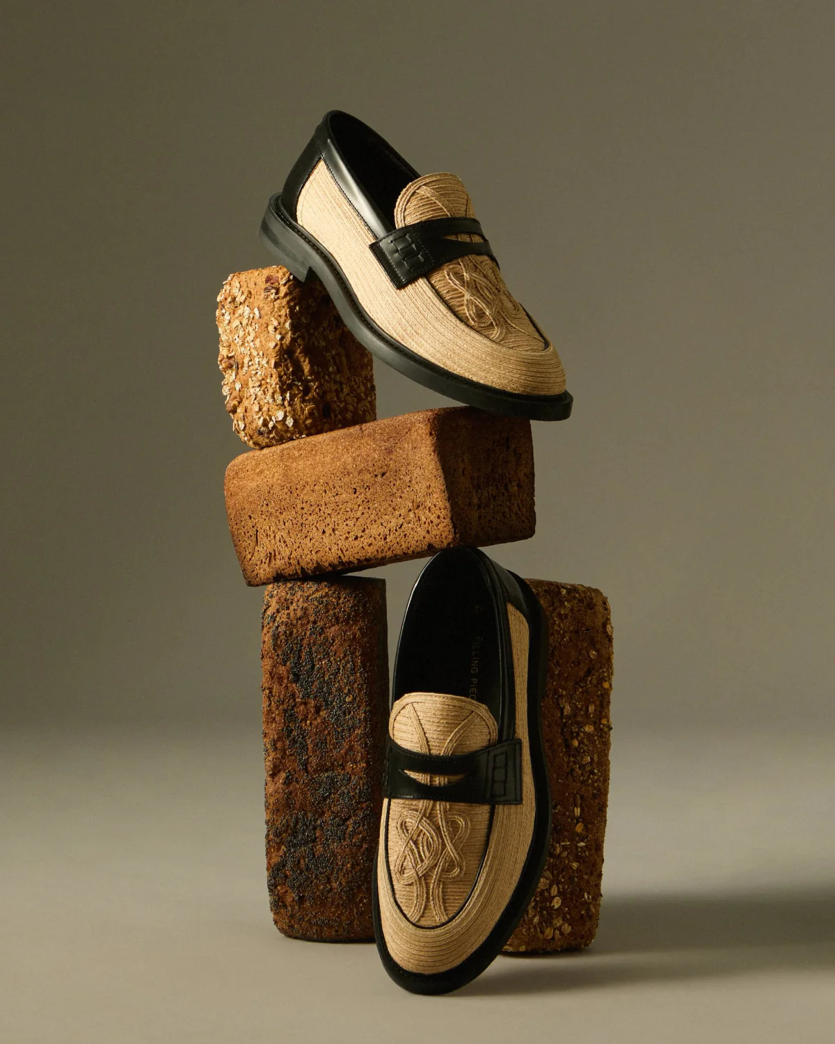 Loafer Solid Raffia Natural