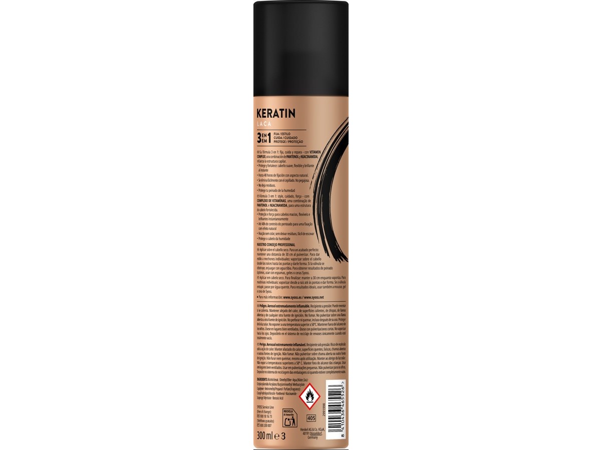 LACA SYOSS KERATIN 300ML
