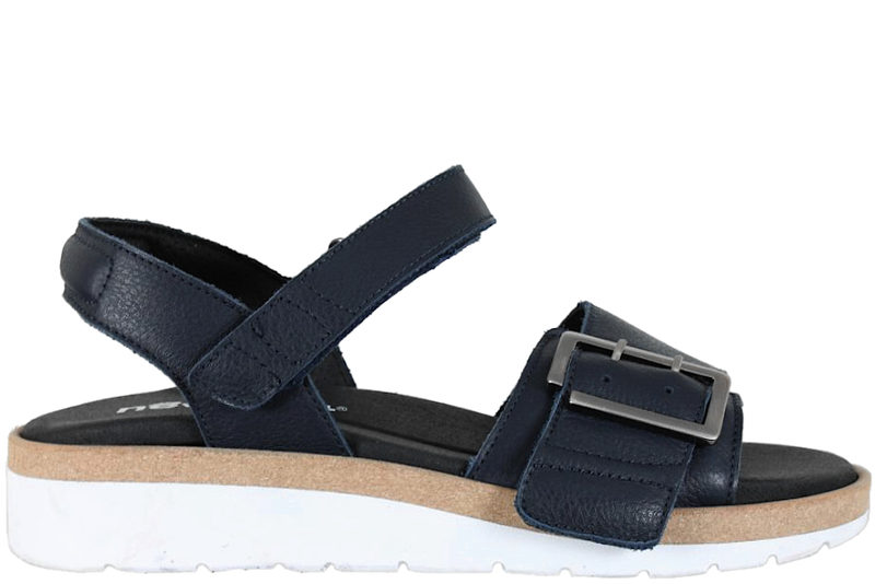 NEW FEET SANDAL I BLÅ KALVESKIND