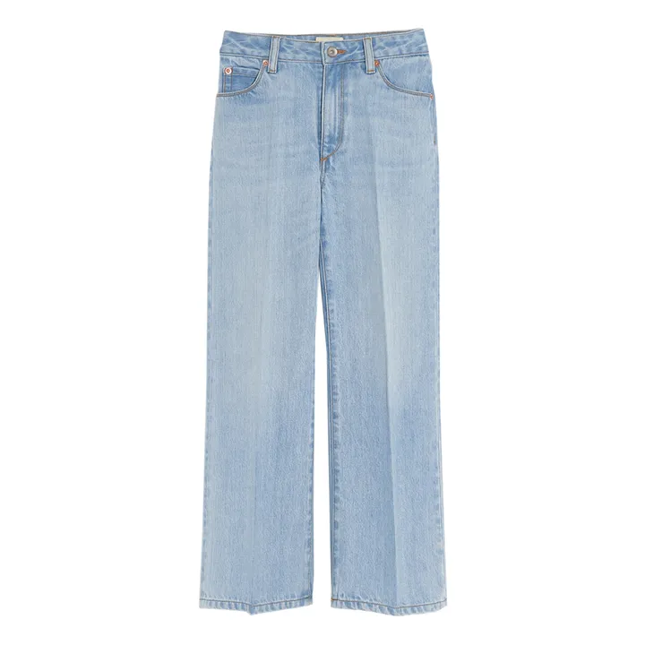 Bellerose Jean Wide Leg Gardenia | Denim bleached