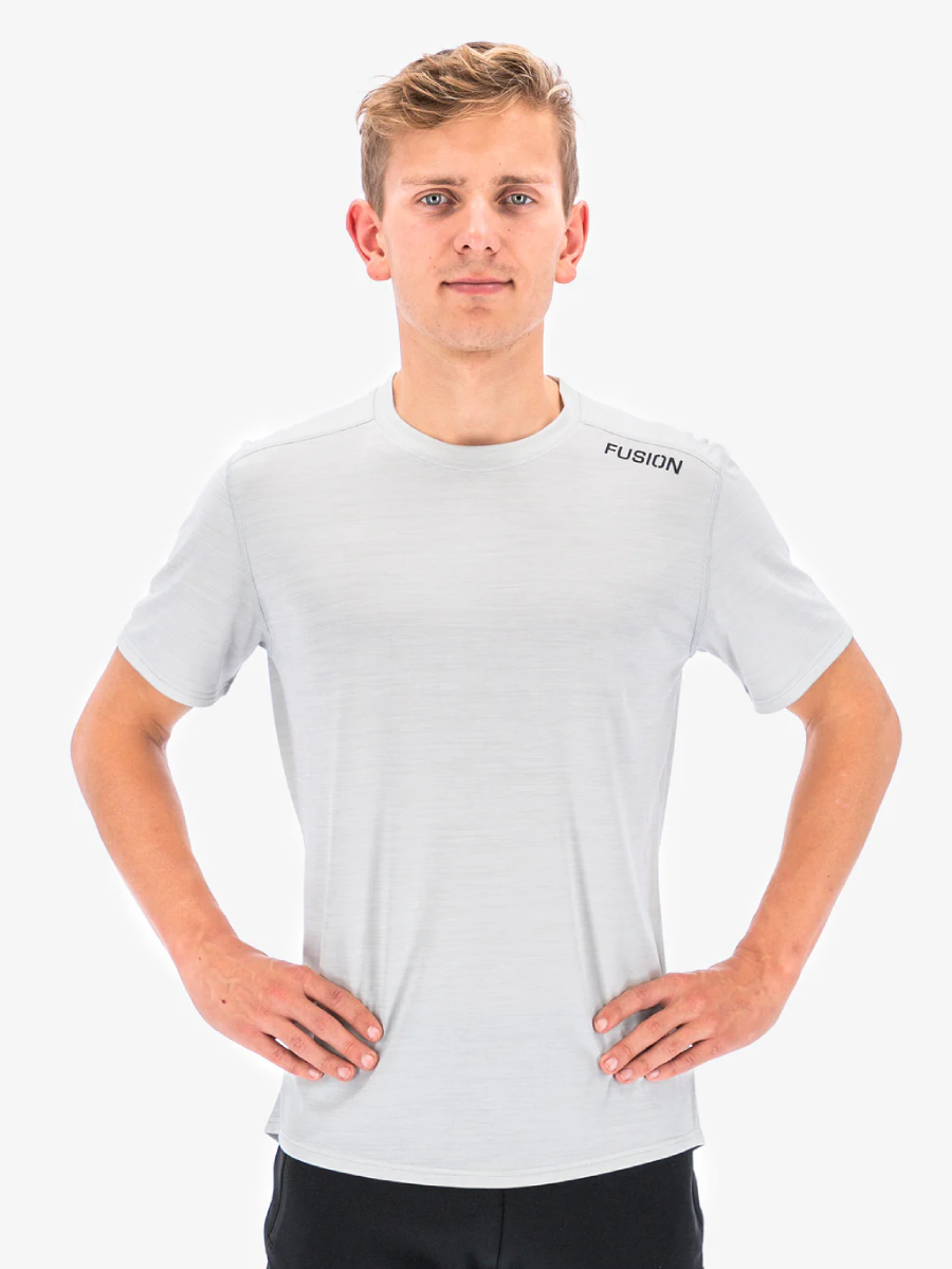 fusion c3 loebe t shirt herre 243 0273 white