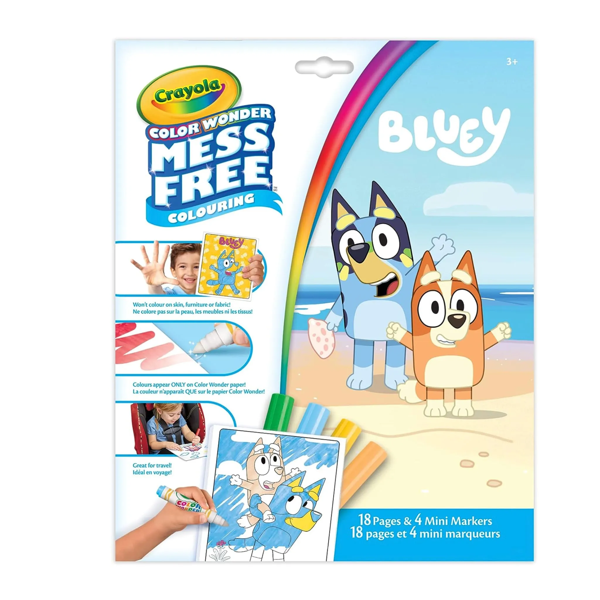 Bluey Ensemble de Coloriage Color Wonder - Bluey