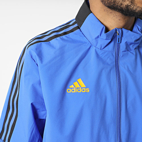 Veste Zippée Capuche Real Madrid HA2563 Bleu Roi