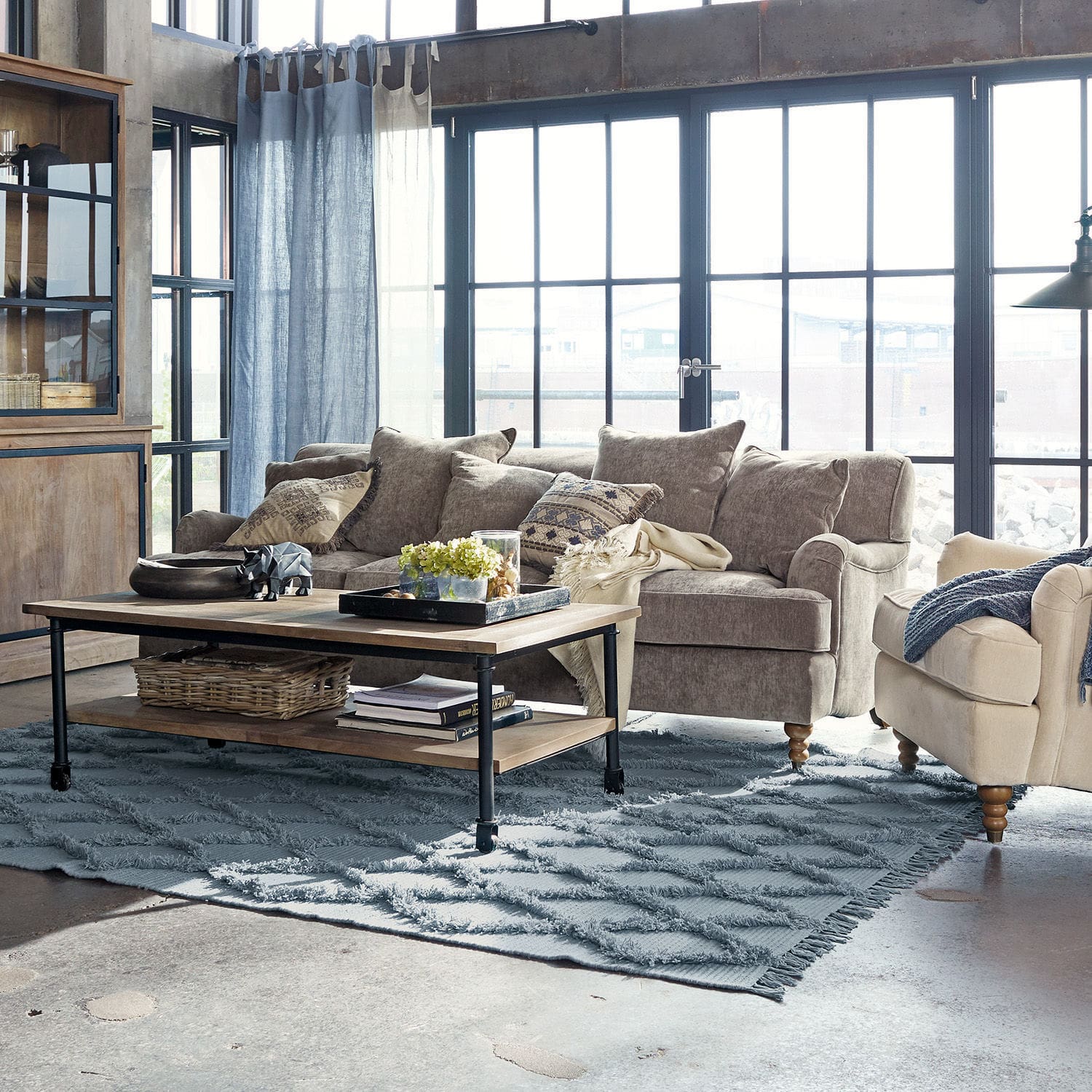 Sofa Isa 3-Sitzer | grau