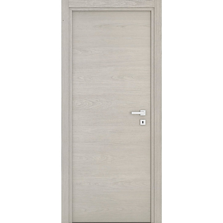 Bloc-porte Summa grigio H.204 x l.63 cm, poussant gauche