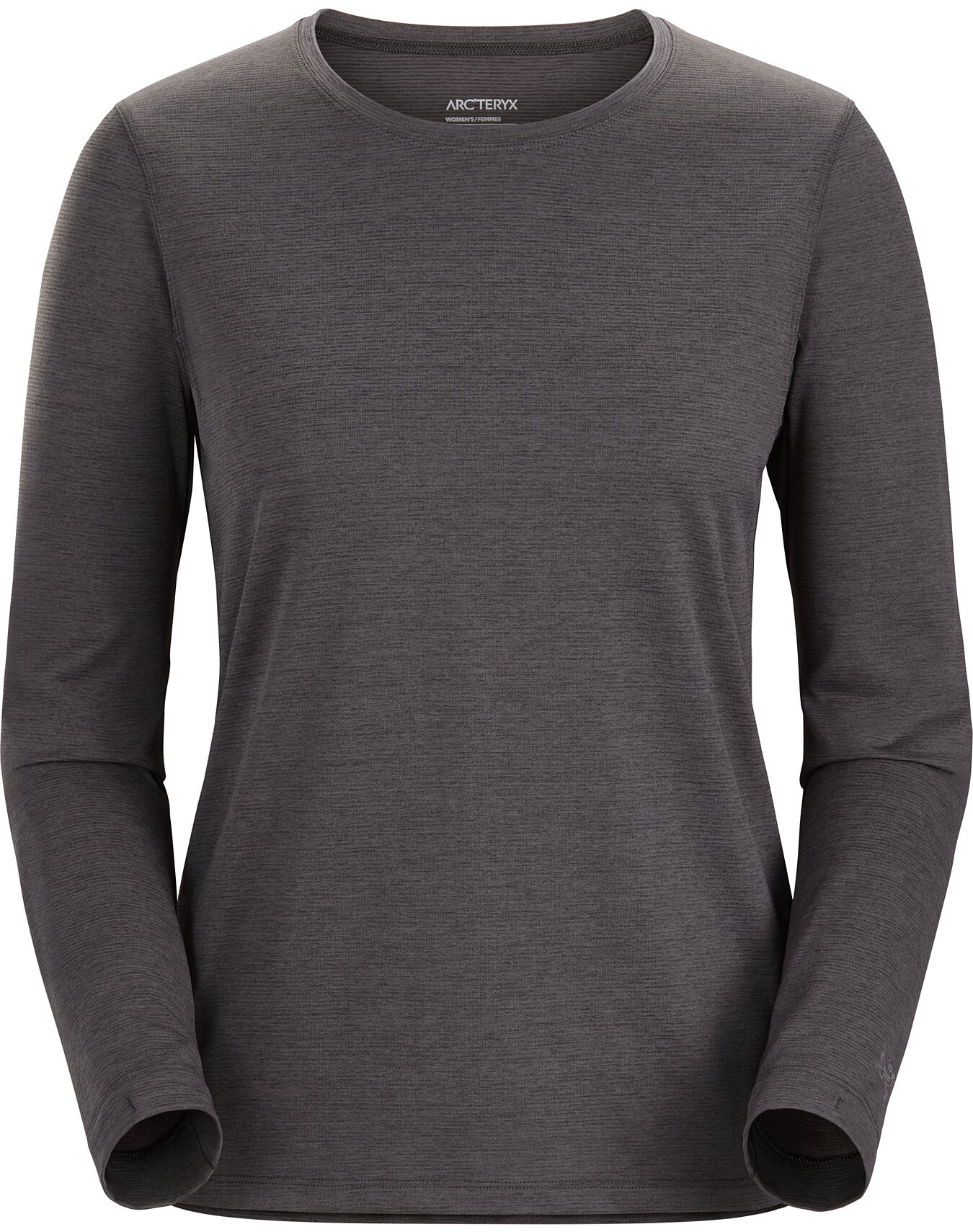 Taema Crew Neck LS Dame Black Heather