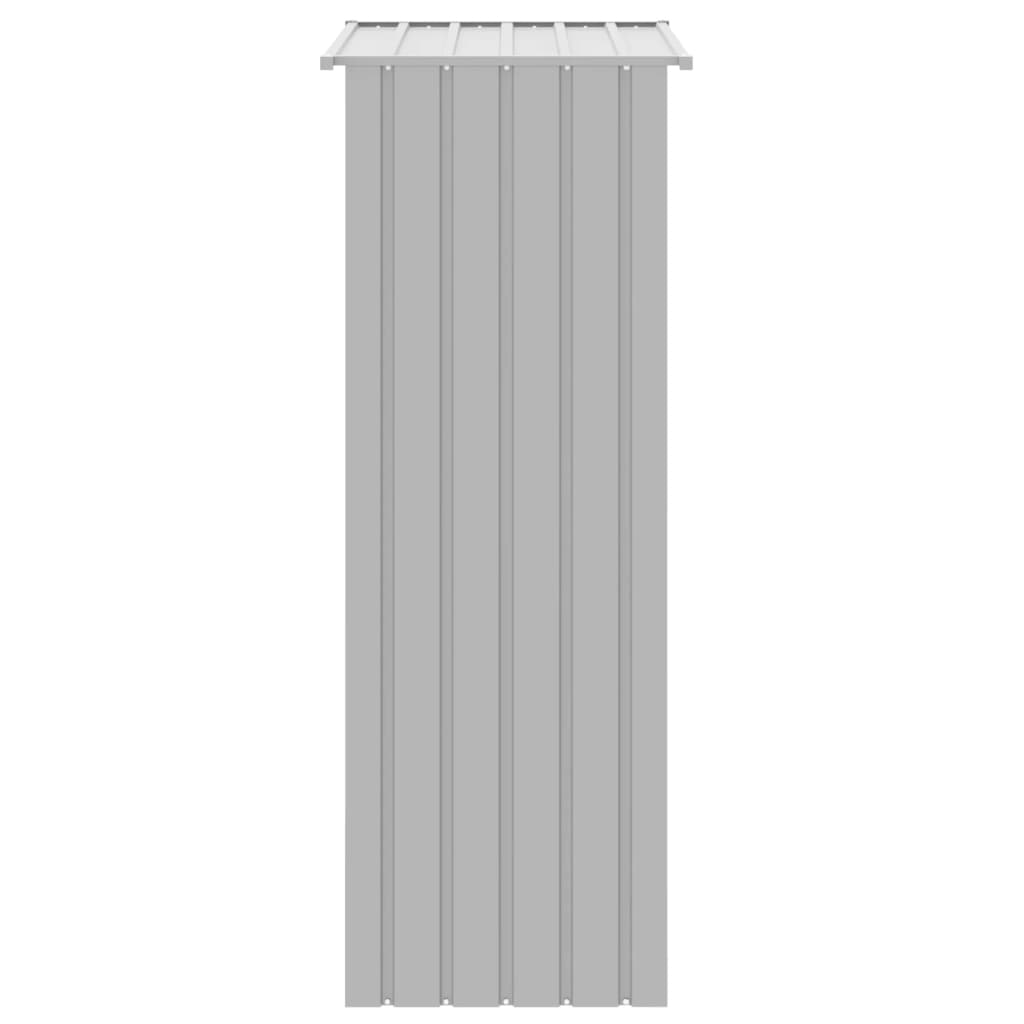 Gaiola para pássaros vidaXL, aço galvanizado, cinza, 115x78x200 cm