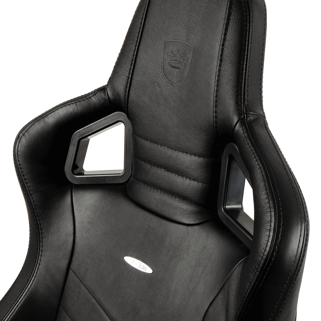 Noblechairs EPIC - Vrai cuir - Noir
