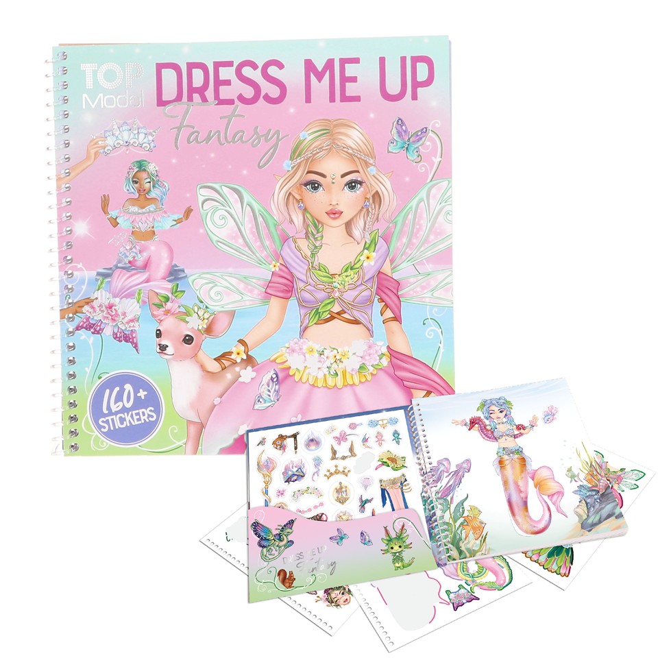 Topmodel - Dress Me Up Stickersbog Fantasy - (413439)