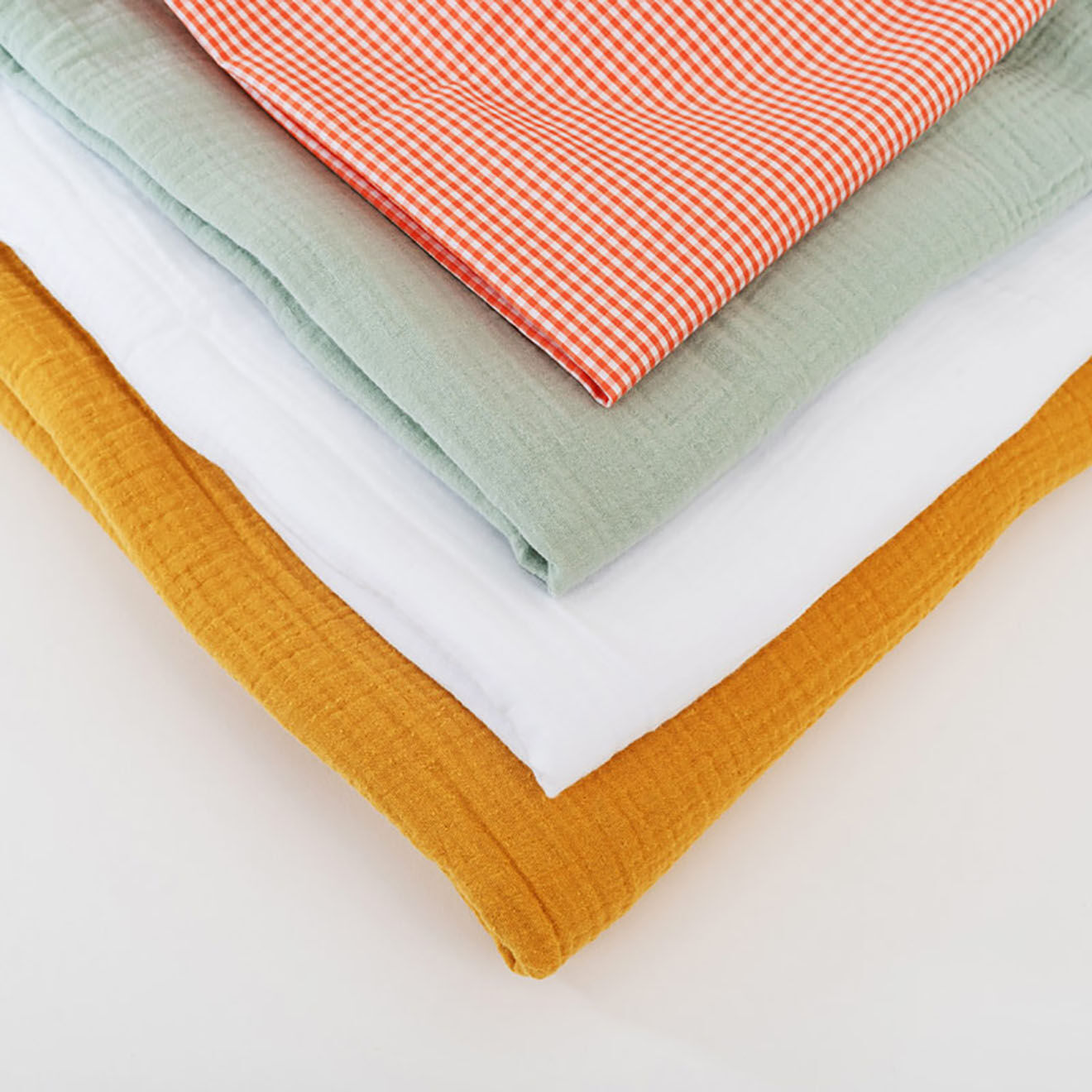Papate Housse de Couette en Coton Bio vichy - 100x140 cm