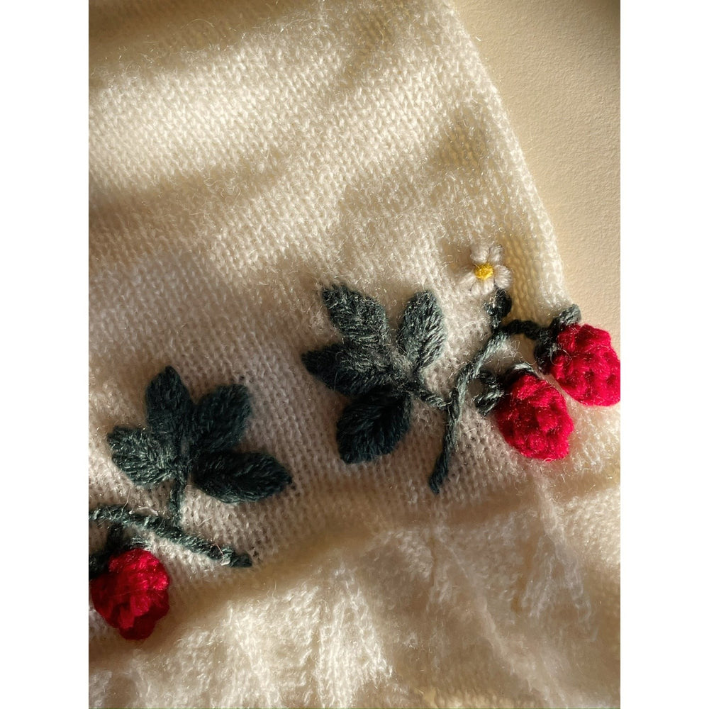 Køb Konges Sløjd Bright White Minia Flæse Cardigan