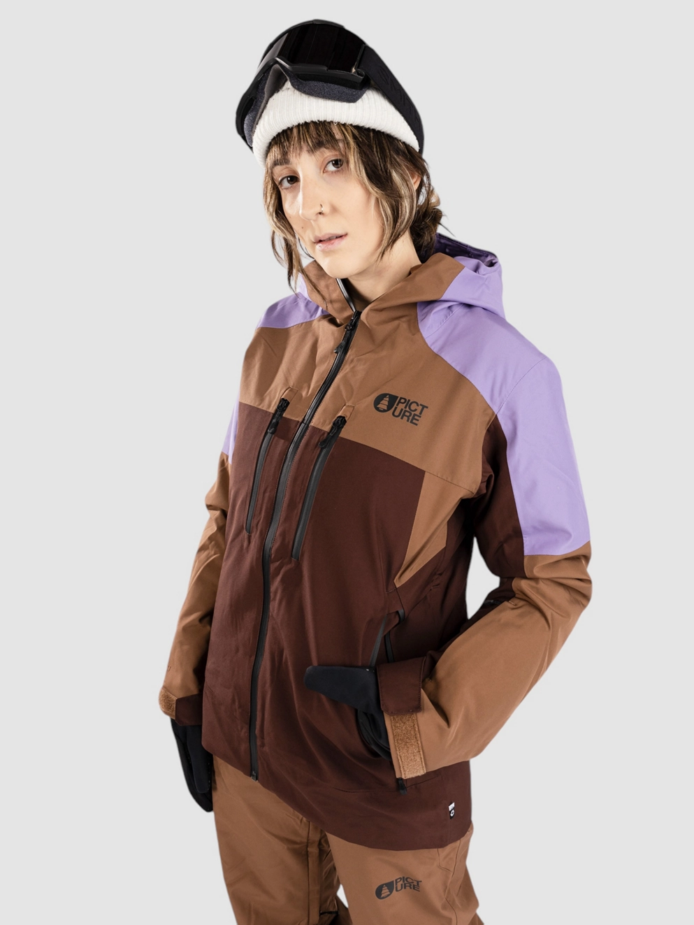 Picture Exa Jacket paisley cocoa chicory