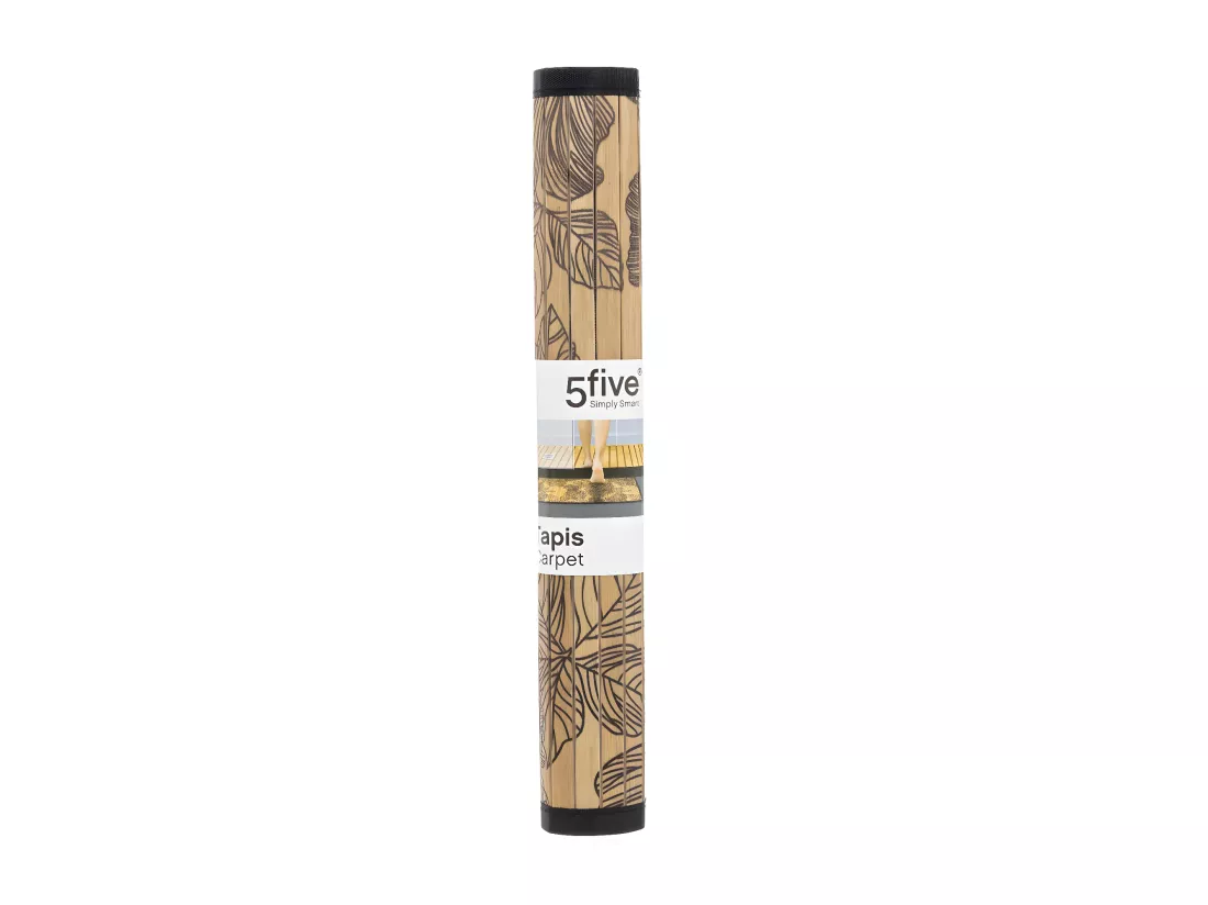 Tapis de salle de Bain Lattes en Bambou 50 x 80 cm déco Blackflora