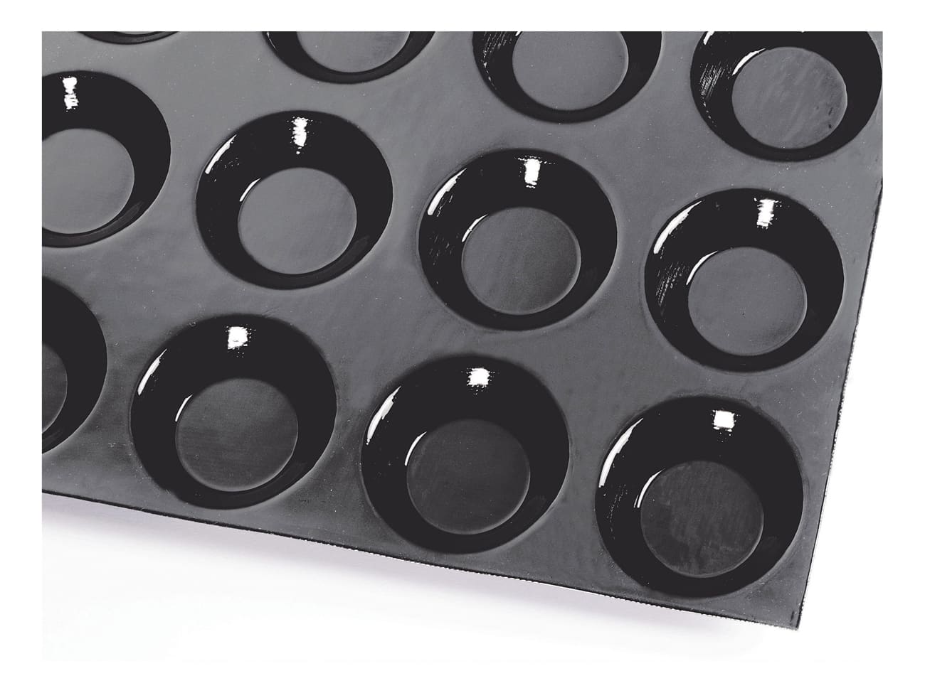 Moule 24 tartelettes unies - 60 x 40 cm - Flexipan