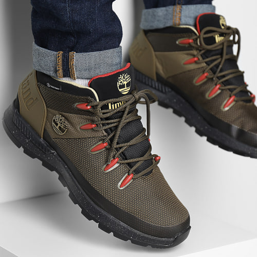 Baskets Sprint Trekker Waterproof A61SC Olive Mesh Black