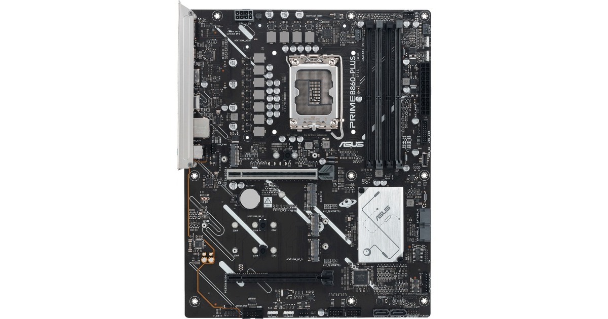 ASUSPRIME B860-PLUS-CSM socket 1851 moederbord  (RAID, 2.5 Gb-LAN, Sound, ATX)