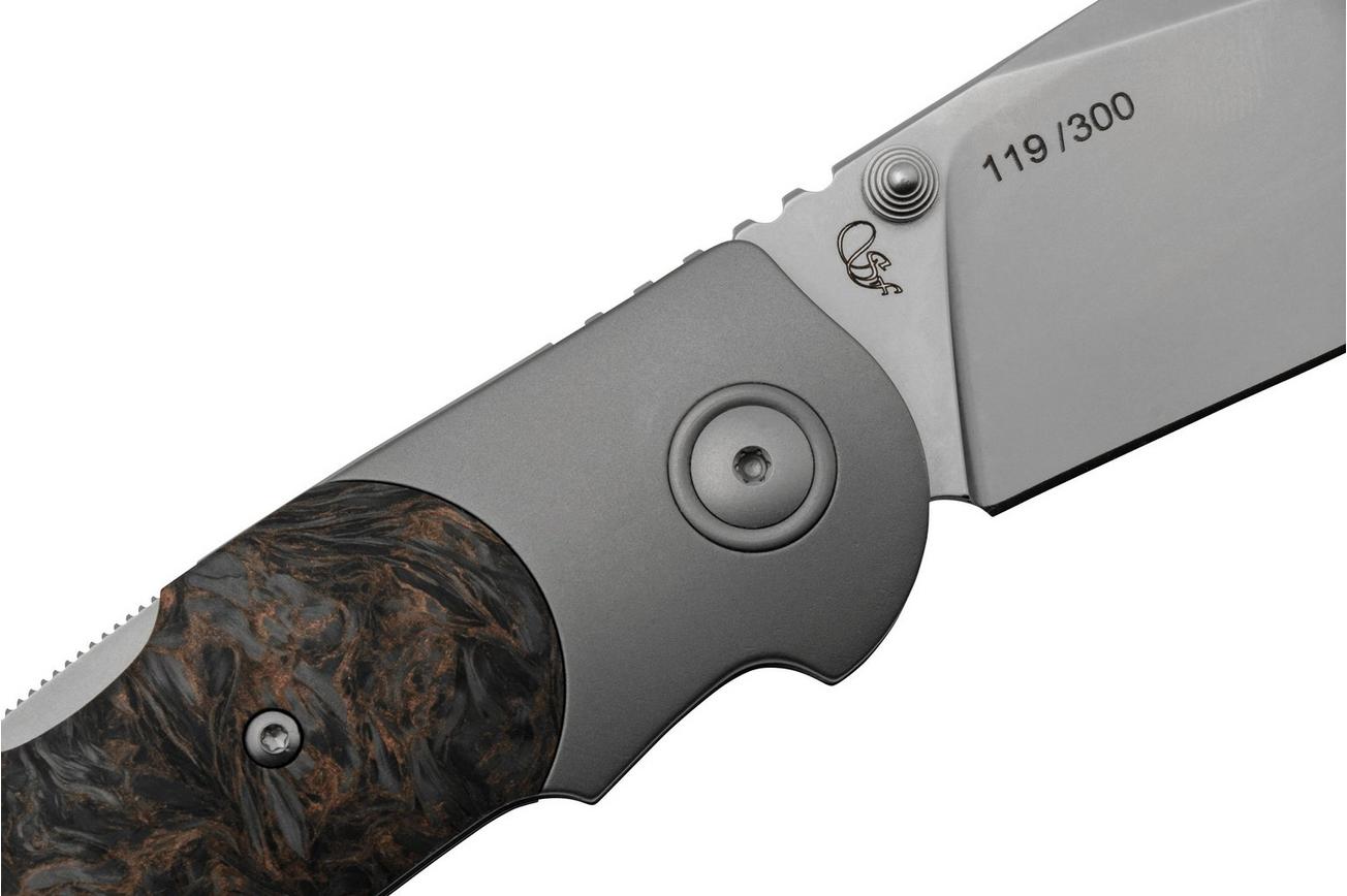 Viper TURN V5986FCC Böhler M390, Beadblasted Dark Matter Copper Carbon Fiber, Limited Edition