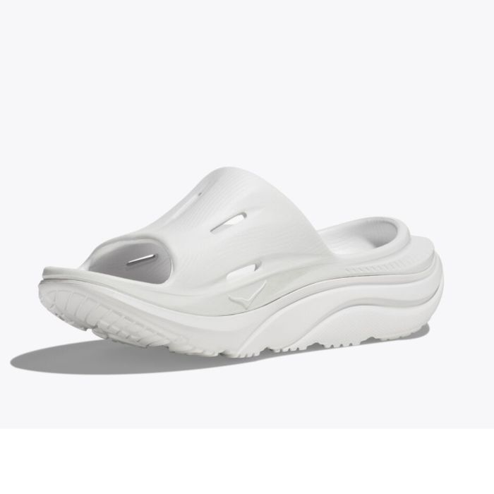 Hoka Unisex Recoverysko ORA Recovery Slide 3 Hvid