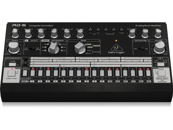 Behringer RD-6-BK, DC, 2 W, 9 V, 0,67 A, 305 mm, 165 mm