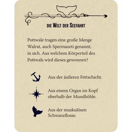 Coppenrath Verlag Schachtelspiel: Moby Dick - Das Quiz