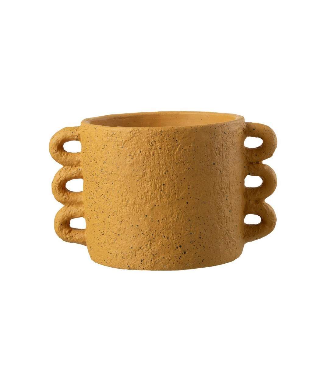 Paris Prix - Cache-pot Design zenia 33cm Ocre