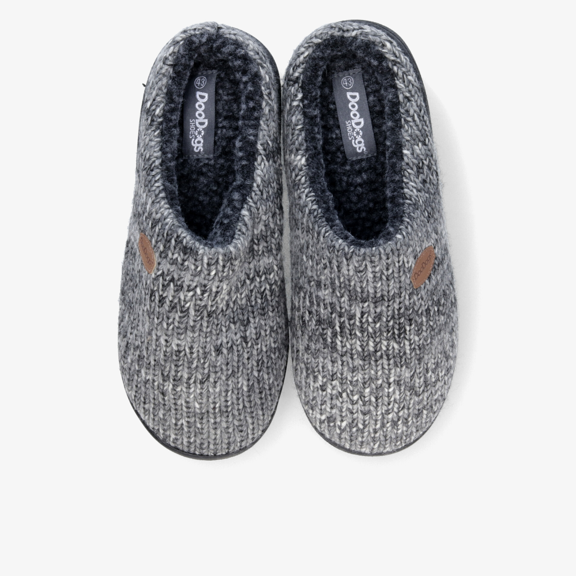 DooDogs Unisex Pantoletten grau