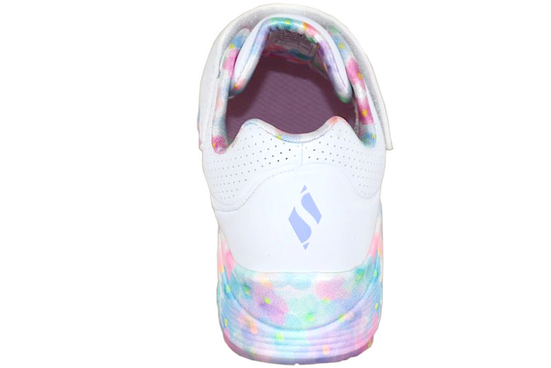 SKECHERS UNO GEN1 - FRESH BLOOMS WHITE SNEAKER
