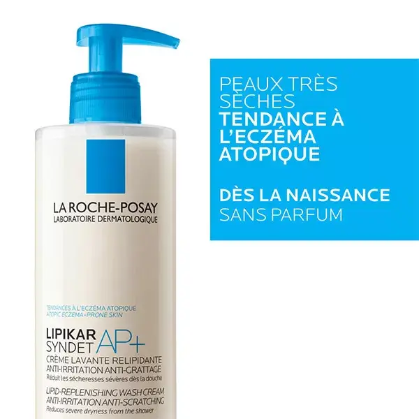 La Roche Posay Cuidados para Bebês Lipikar Syndet AP+ 400ml e Cicaplast Baume B5+ 100ml