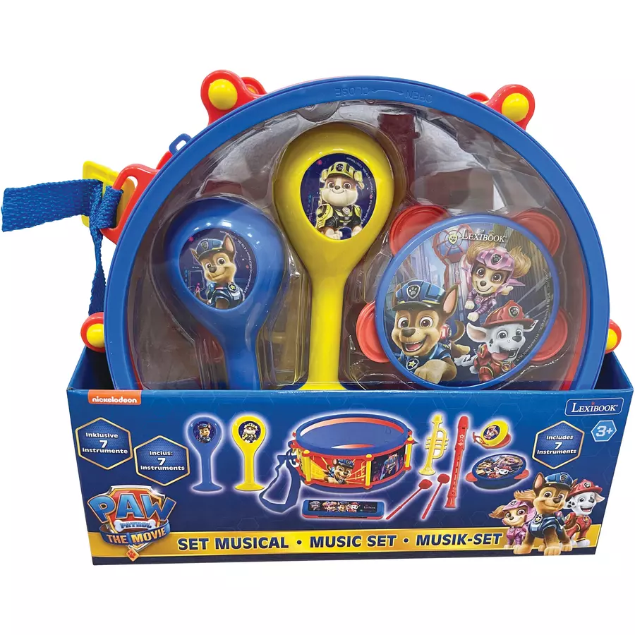 LEXIBOOK Paw Patrol Musikset mit sieben Instrumenten
