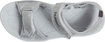Hummel Glitter Jr Sandaler, Sølvfarget