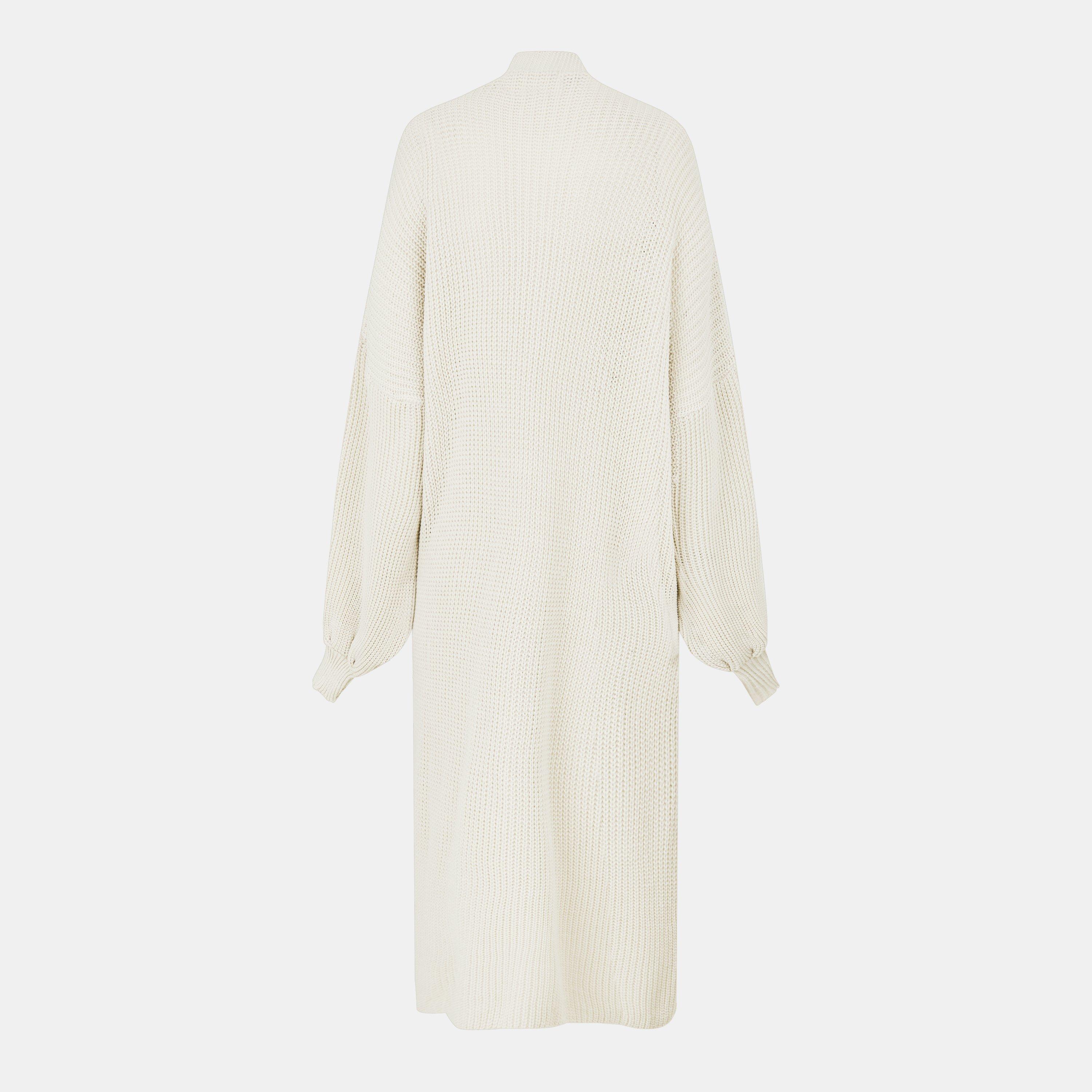 Missy Empire Balloon Sleeve Knitted Cardigan